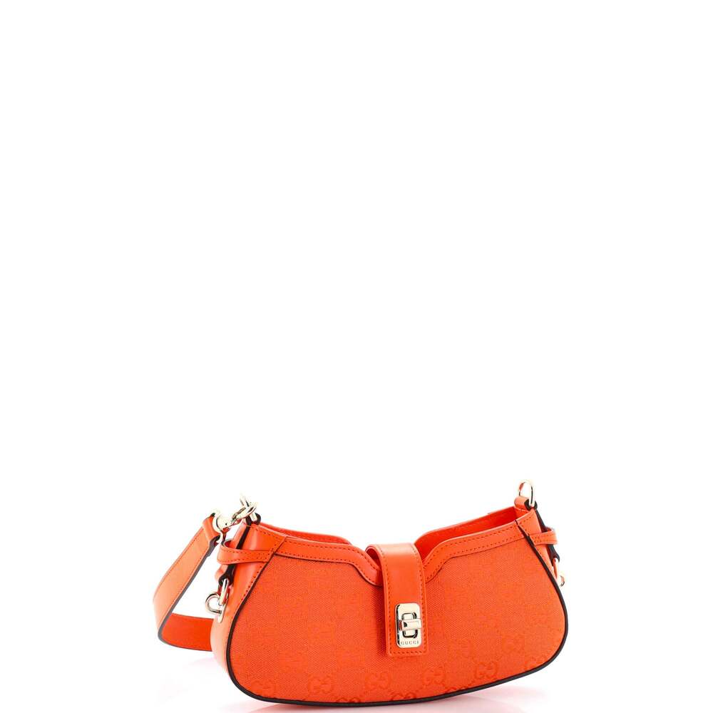 Gucci Moon Side Shoulder Bag Gg Canvas #224136G21B - Picture 2 of 6